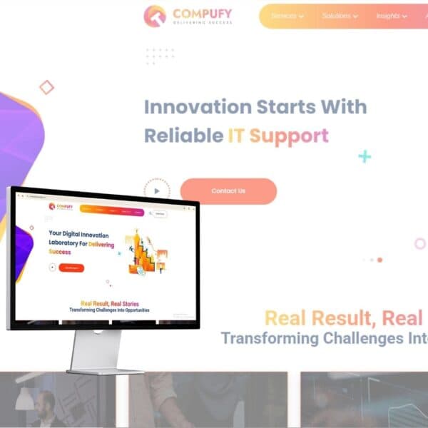 Compufy Technolab — Modern IT Solutions Website Designed for Growth & Trust