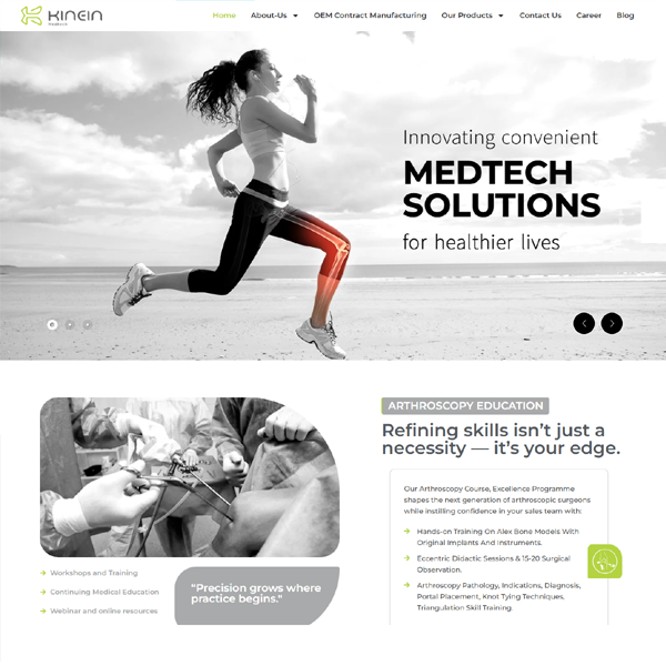 Kinein MedTech — Advanced Medical Device Solutions & OEM Healthcare Manufacturing